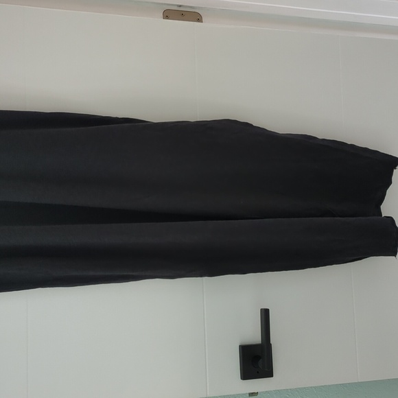 ATM maxi side split sleeveless dress with chest pocket minimalist Coastal grandm - Picture 5 of 9